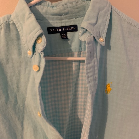 Ralph Lauren Cotton Button-up Shirt Men’s M/M - Picture 2 of 7